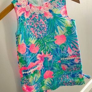 Adorable Girls Lilly Pulitzer Classic Shift Dress Size 7